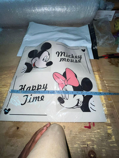 Cute Mickey & Minnie Washing Machine Top Cover